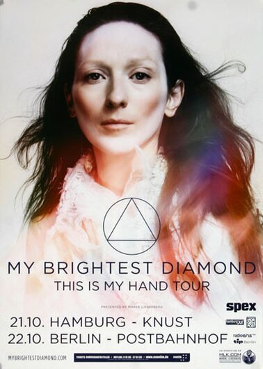 My Brightest Diamond - If I Were Queen, Hamburg & Berlin 2014 - Konzertplakat