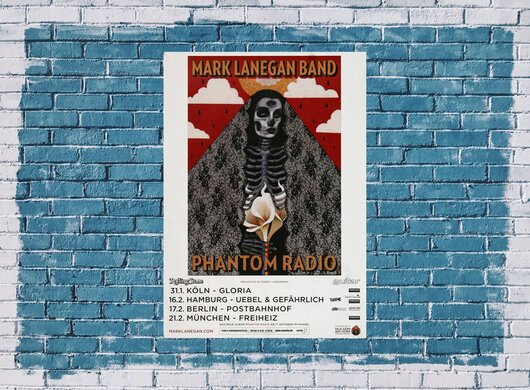 Mark Lanegan - Phantom Radio, Tour 2015 - Konzertplakat