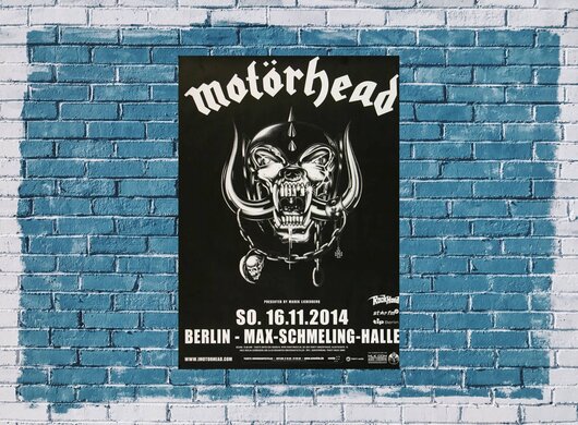 Motörhead - Lost Women , Berlin 2014 - Konzertplakat