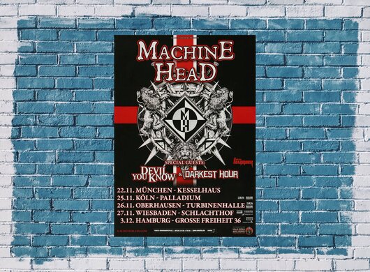 Machine Head - Bloodstone & Diamonds, Tour 2014 - Konzertplakat