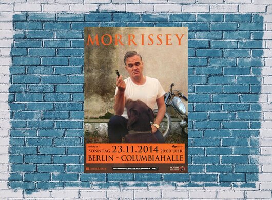 Morrissey - World Piece , Berlin 2014 - Konzertplakat