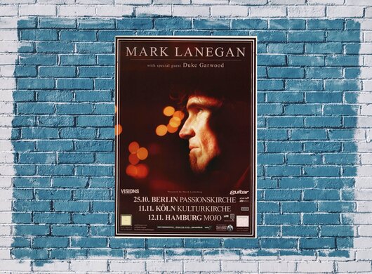 Mark Lanegan - Deepest Shade, Tour 2013 - Konzertplakat