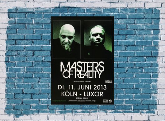Master Of Reality - Pine Cross Dover, Köln 2013 - Konzertplakat