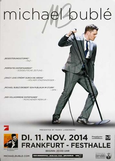 Michael Bublé - Christmas , Frankfurt 2014 - Konzertplakat