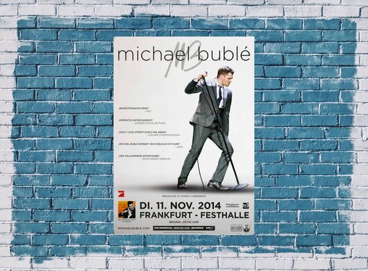 Michael Bublé - Christmas , Frankfurt 2014 - Konzertplakat