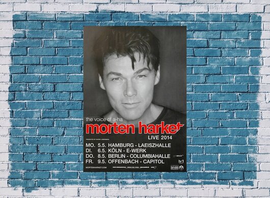 Morton Harket - Live, Tour 2014 - Konzertplakat
