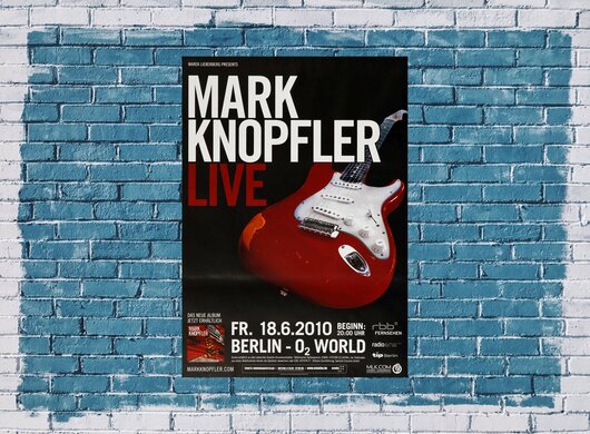 Mark Knopfler - Privateering, Berlin 2010 - Konzertplakat