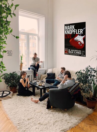 Mark Knopfler - Privateering, Berlin 2010 - Konzertplakat