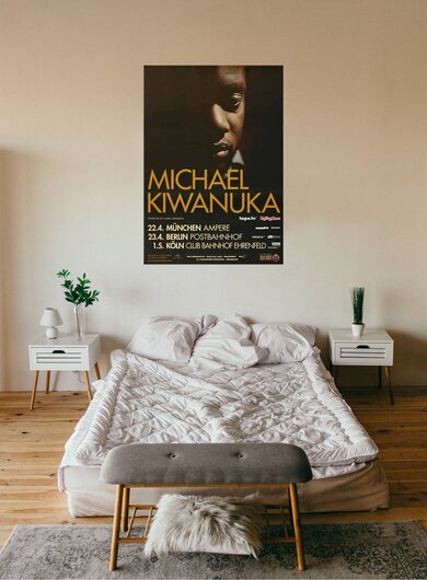 Michael Kiwanuka - Home Again, Tour 2012 - Konzertplakat