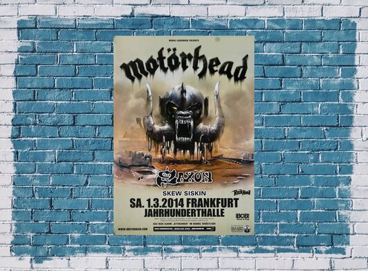 Motörhead  - Aftershock , Frankfurt 2014 - Konzertplakat