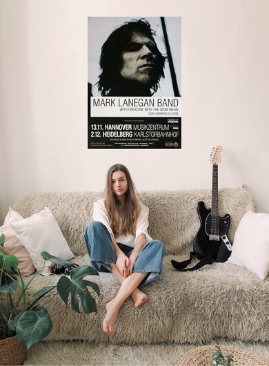 Mark Lanegan - Sad Disco , Hannover 2012 - Konzertplakat
