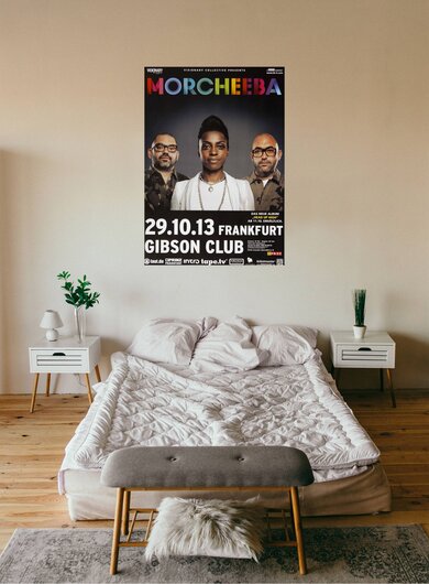 Morcheeba - Head Up High, Frankfurt 2013 - Konzertplakat