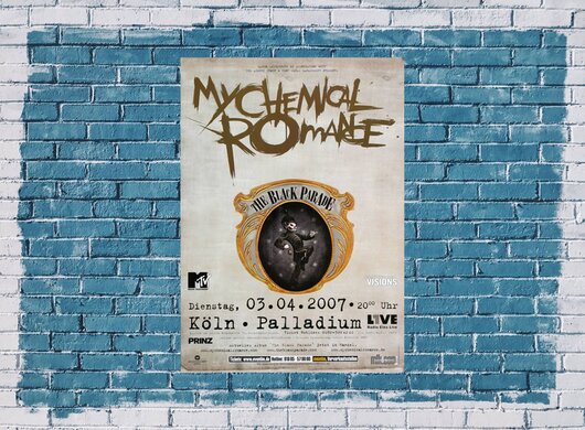 My Chemical Romance - Black Parade , Köln 2007 - Konzertplakat