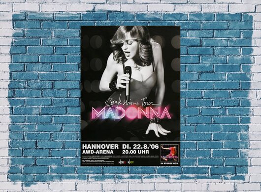 Madonna - Confessions , Hannover 2006 - Konzertplakat