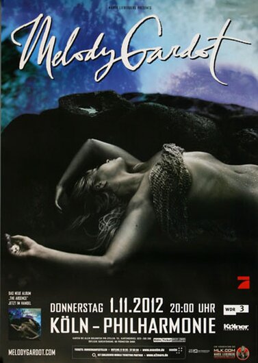 Melody Gardot - The Absence , Köln 2012 - Konzertplakat