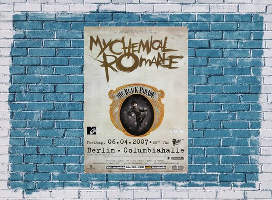 My Chemical Romance - Black Parade , Berlin 2007 - Konzertplakat