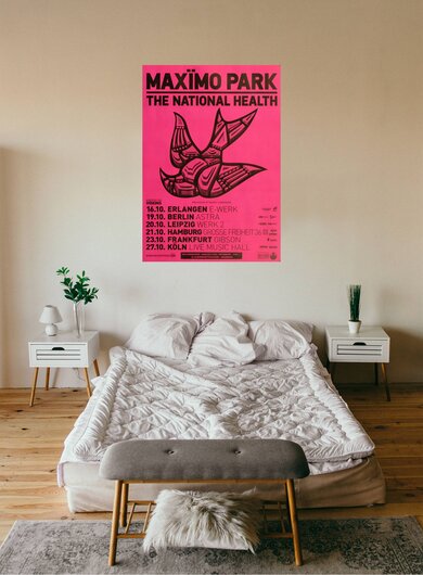 Maximo Park - The National Health, Tour 2012 - Konzertplakat
