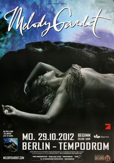 Melody Gardot - The Absence , Berlin 2012 - Konzertplakat