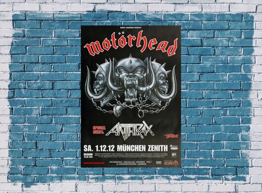 Motörhead  - München, München 2012 - Konzertplakat