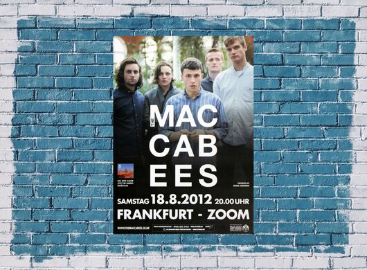 Macabees - Wall Of Arms, Tour 2012 - Konzertplakat