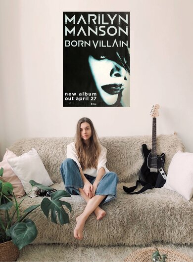 Marilyn Manson - Born Villain,  2012 - Konzertplakat