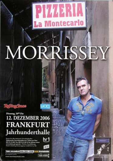 Morrissey - Ringleader , Frankfurt 2006 - Konzertplakat