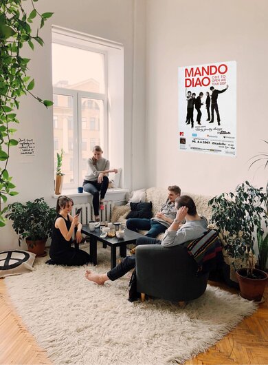 Mando Diao - Ode to, Mainz 2007 - Konzertplakat