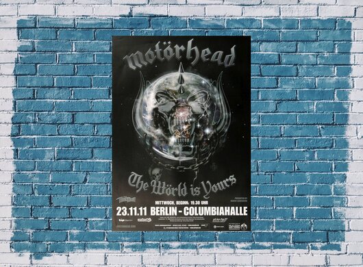 Motörhead - Berlin, Berlin 2011 - Konzertplakat