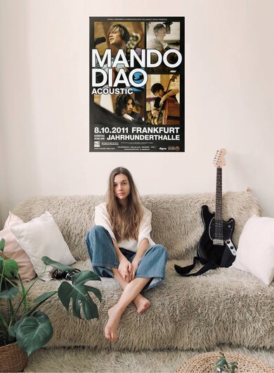 Mando Diao - Acoustic , Frankfurt 2011 - Konzertplakat
