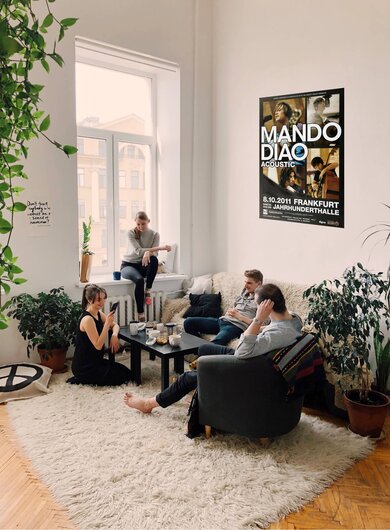 Mando Diao - Acoustic , Frankfurt 2011 - Konzertplakat