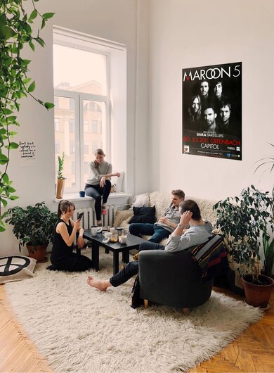 Maroon 5 - Hands All Over, Frankfurt 2011 - Konzertplakat
