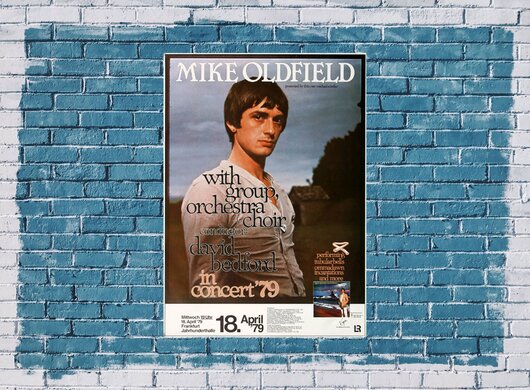 Mike Oldfield - Exposed Live, Frankfurt 1979 - Konzertplakat