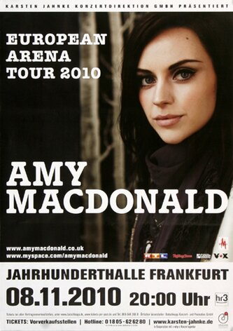 Amy MacDonald - European Arena, Frankfurt 2010 -...