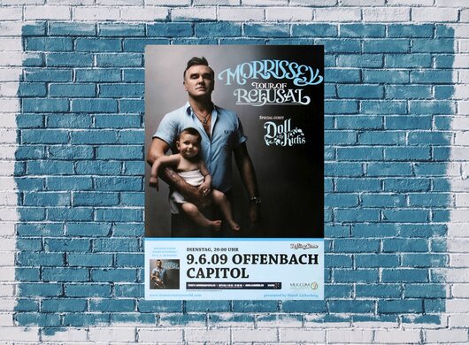 Morrissey - Years Of Refual, Frankfurt 2009 - Konzertplakat