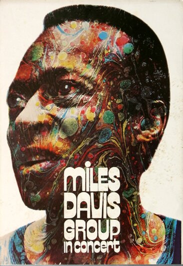 Miles Davis - Live in Concert,  1971 - Konzertplakat