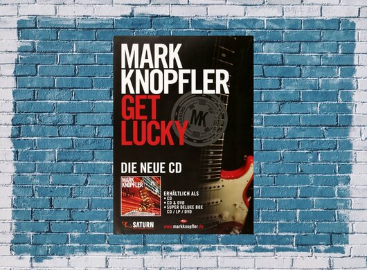 Mark Knopfler - Get Lucky CD,  2009 - Konzertplakat