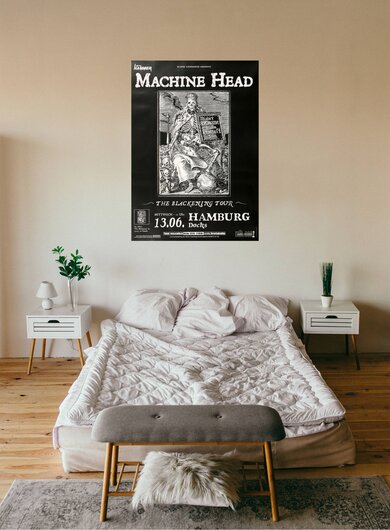 Machine Head - The Blackening, Hamburg 2010 - Konzertplakat