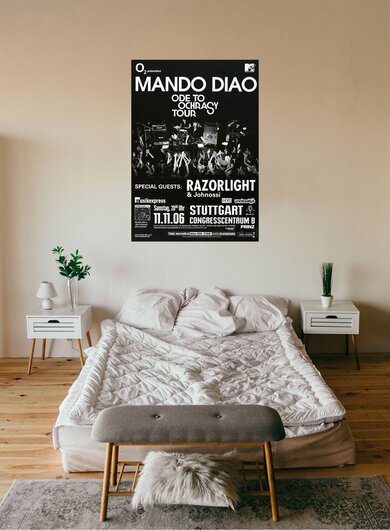 Mando Diao - Ode To Ochrasy, Stuttgart 2006 - Konzertplakat