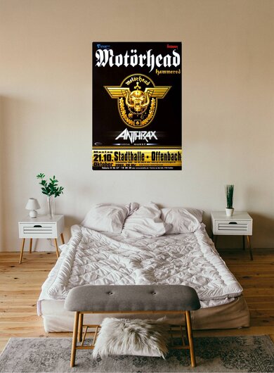 Motörhead  - Hammered, Frankfurt 2002 - Konzertplakat