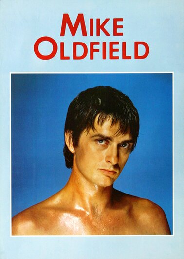 Mike Oldfield - Porträt,  1982 - Konzertplakat