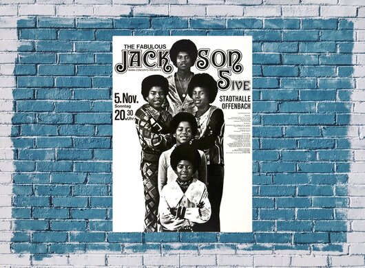 Michael Jackson - Ill Be There, Frankfurt 1972 - Konzertplakat