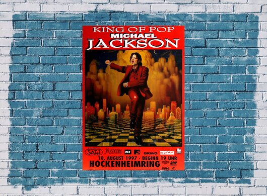 Michael Jackson - History World, Hockenheimring 1997 - Konzertplakat