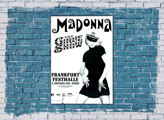 Madonna - The Girlie Show, Frankfurt 1993 - Konzertplakat