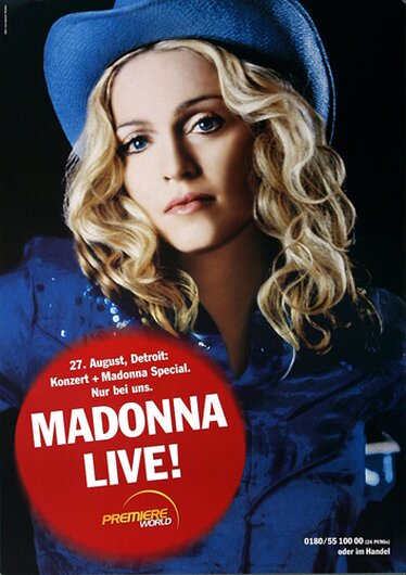 Madonna - Madonna Live,  2003 - Konzertplakat