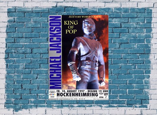 Michael Jackson - King of Pop , Hockenheimring 1997 - Konzertplakat