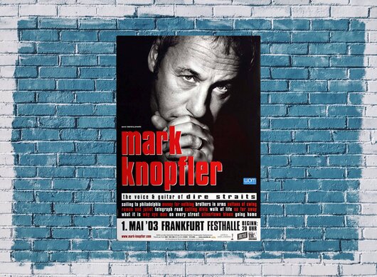 Mark Knopfler - Boom Like That, Frankfurt 2003 - Konzertplakat