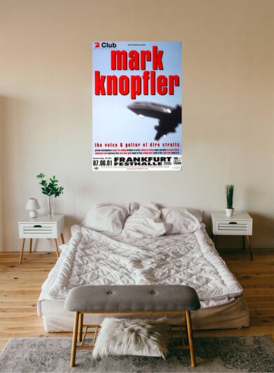 Mark Knopfler - The Voice, Frankfurt 2001 - Konzertplakat