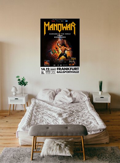 Manowar - World Tour 2002, Frankfurt 2003 - Konzertplakat