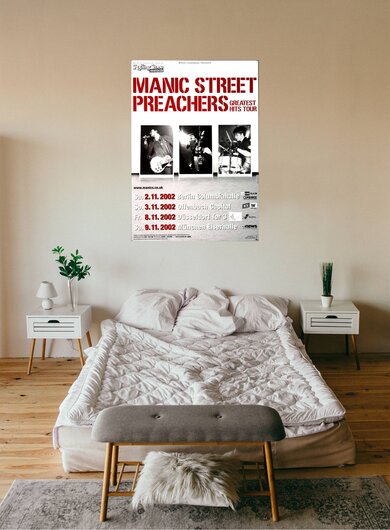 Manic Street Preachers - Forever, Tour 2002 - Konzertplakat