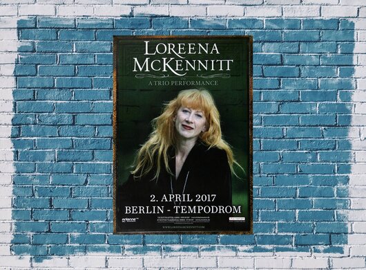 Loreena McKennitt - Trio Performance , Berlin 2017 - Konzertplakat